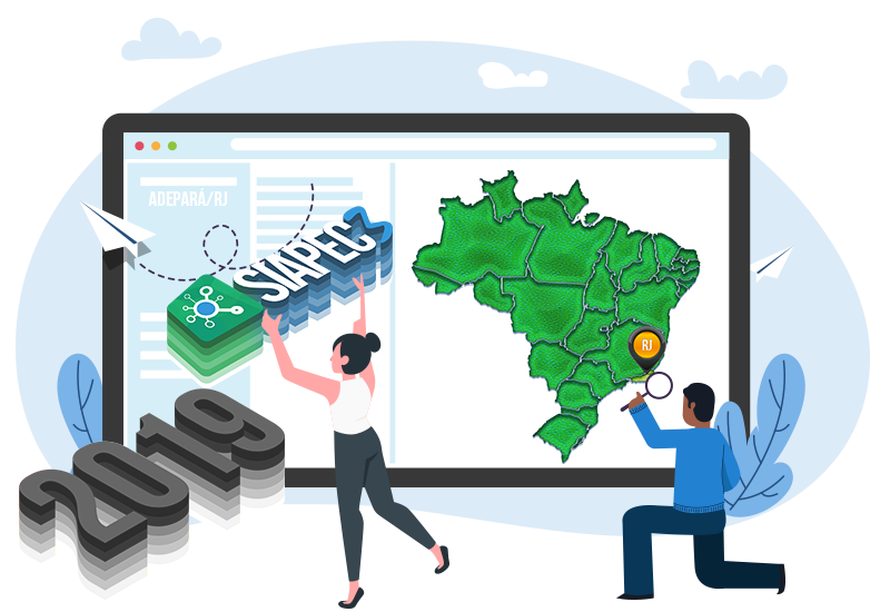 Ilustração do sistema