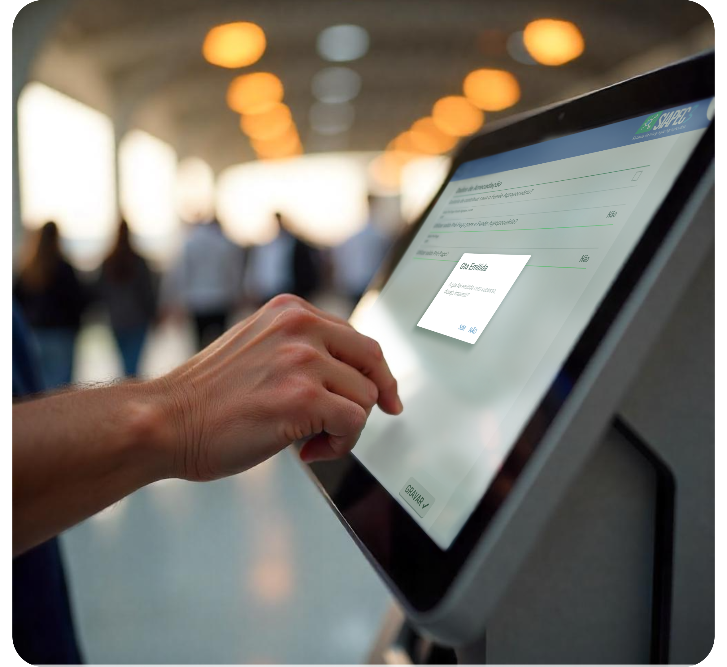 Terminal de autoatendimento